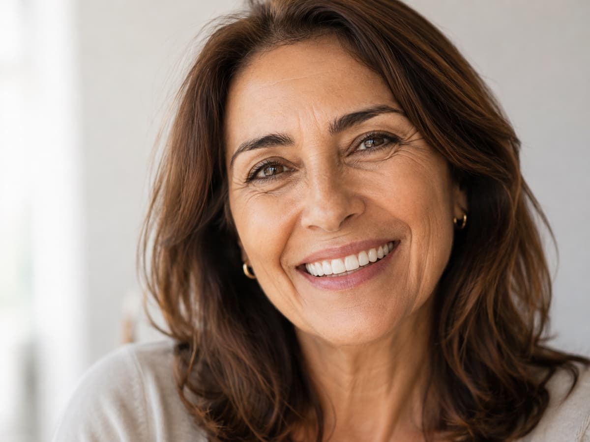 Resultado de implante dental — sonrisa natural en Clínica Araque Las Rozas